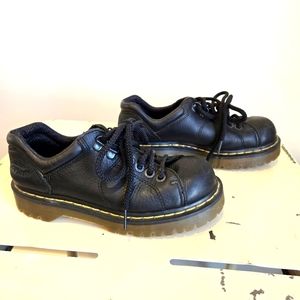 Vintage Doc Martens Airwair 10940 Chunky Black Lug Sole Black Shoes sz 6M/7W